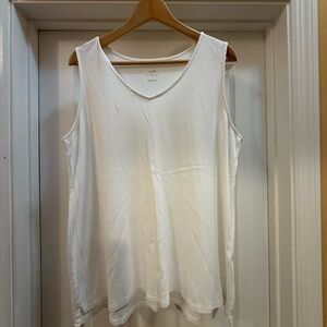 J. Jill Cream Tank Top